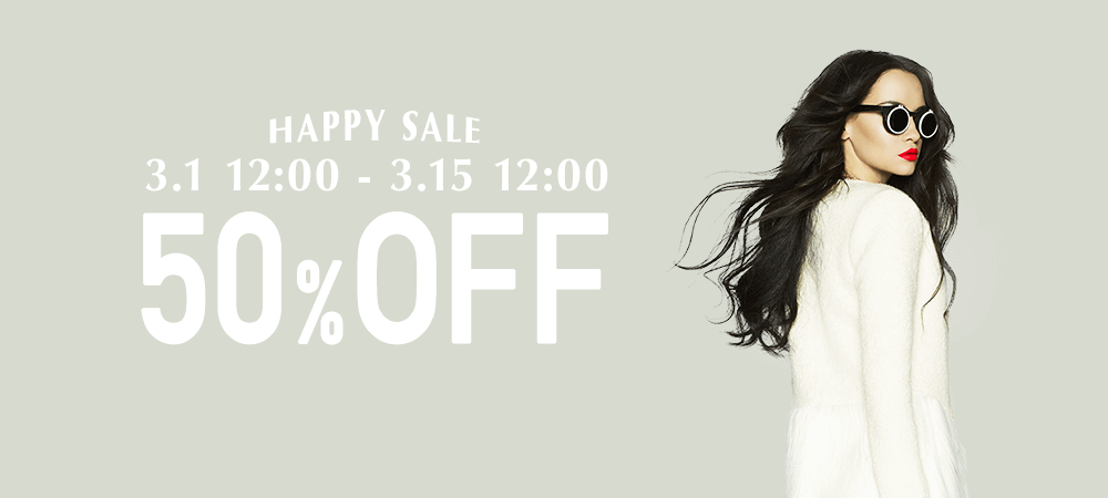 デモサイトトップ画像 HAPPY SALE